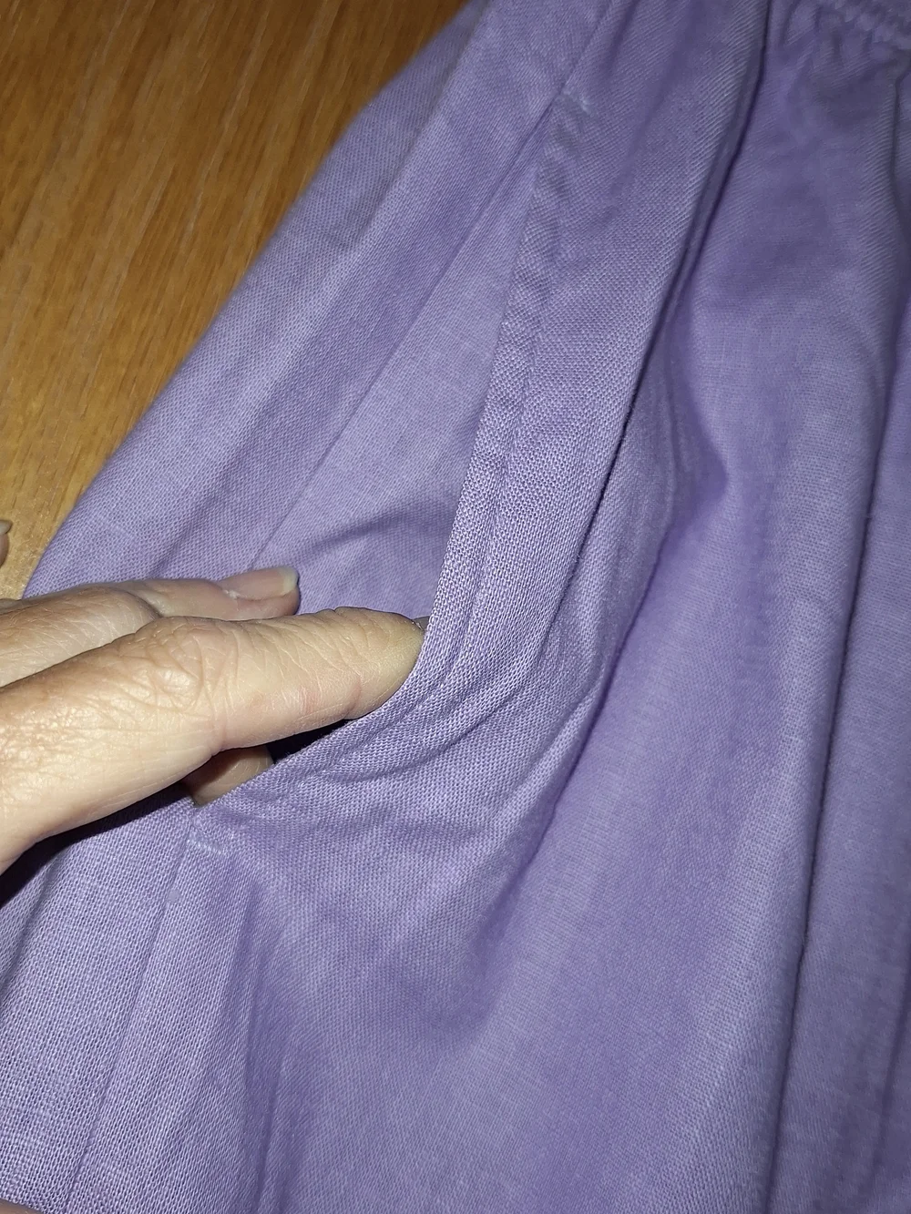 Lilac S/S Button Front Blouse And Matching Short Set